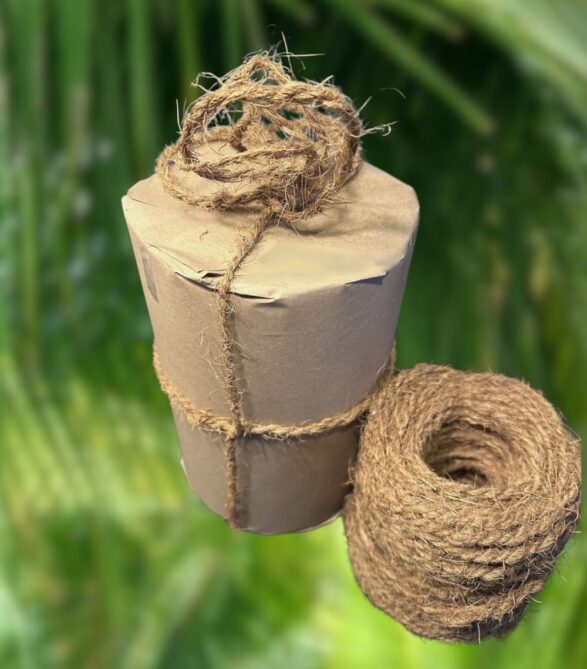 Kokosseil zum Geschenke verpacken - Teil einer nachaltigen Verpackung © Reinhard Lippmann